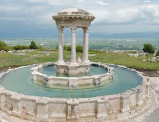 2000-year-old fountain supplies water after restoration