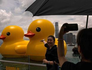 Giant inflatable ducks return after 10 years