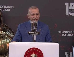 Erdoğan congratulates Democracy and National Unity Day