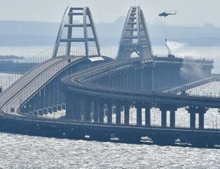 Traffic on key bridge from Crimea to Russias mainland halted amid reports of explosions and deaths