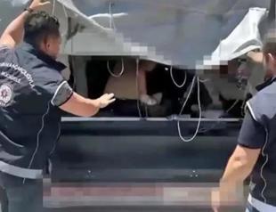 Law enforcement inspect foreigners in Bursa