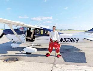 Teen becomes first Turk to cross Atlantic in single engine plane