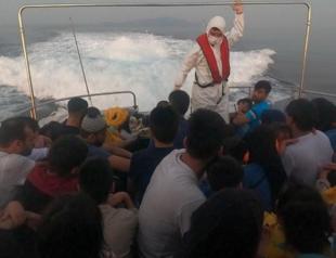 37 illegal migrants caught off Çanakkale