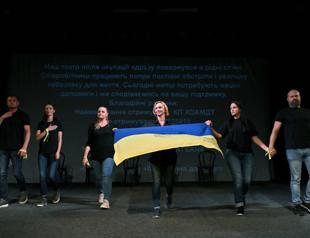 Ukraine theater stages actors tales of Russian occupation