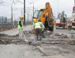 Galata Bridge closed to traffic for strengthening works