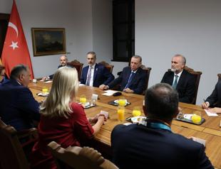 Erdoğan holds high-level talks during Budapest visit