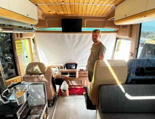 Man saves cigarette money to build caravan