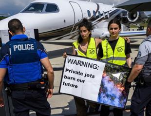Climate activists target luxury