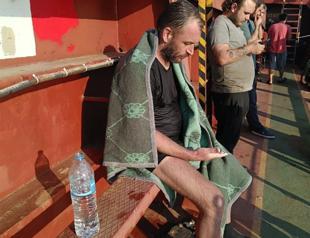 Ukrainian chief mate rescued after falling overboard off Sinop