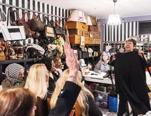 Auctioneer runs thrift shop for women only