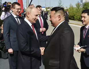 Kim vows full support for Russia at summit with Putin at Far East spaceport