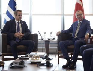 Erdoğan, Mitsotakis hold talks in US as relations thaw