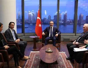 Turkish FM holds intense diplomatic meetings in US