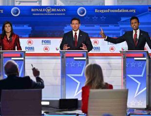 Second Republican debate kicks off - minus frontrunner Trump