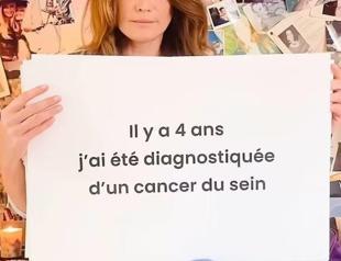 Carla Bruni reveals breast cancer battle