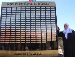 Monument built for martyrs in southeast Türkiye