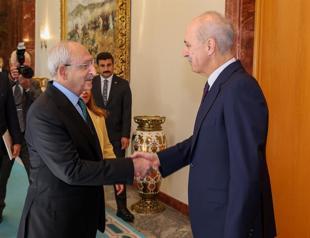 Parliament speaker, Kılıçdaroğlu meet to discuss new charter