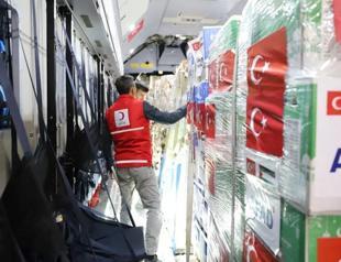Turkish humanitarian aid for Gaza arrives in Egypt