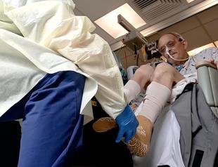 After a pig heart transplant, man works to regain strength
