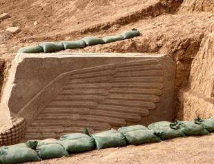 Iraq dig unearths 2,700-year-old winged sculpture largely intact