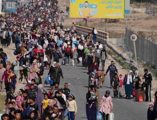 Civilians flee north Gaza or shelter at a hospital as Israel and Hamas battle in the city