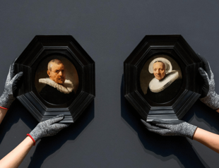 Smallest Rembrandt portraits go on show in Amsterdam