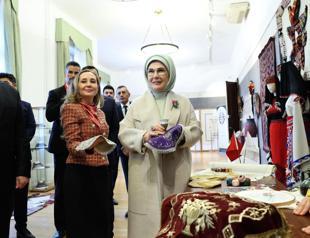 First lady visits Hungary’s parliament