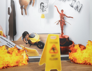 ‘The Floor is Lava’ by Lal Batman at Anna Laudel Düsseldorf