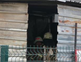 3 workers killed in a fire at Istanbul factory container