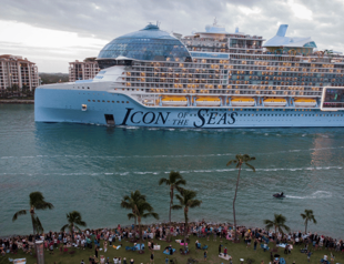 Worlds largest cruise ship sets sail