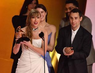 Taylor Swift wins Album of the Year Grammy, breaking record
