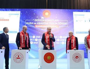 Erdoğan unveils infrastructure plans for earthquake zone