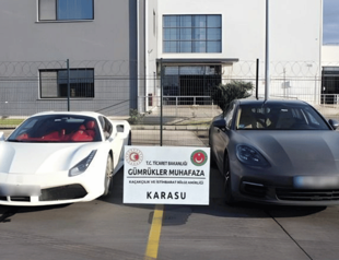 Dozens of illegally imported luxury cars seized at Turkish customs