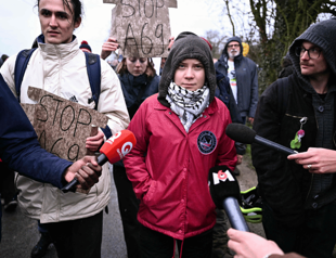 Greta Thunberg joins anti-motorway protest