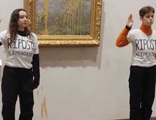 Activists throw soup at Monet painting in Lyon museum