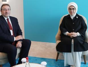 First lady meets UNDP head in Dubai