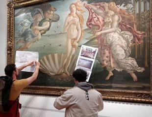 Climate activists target Botticelli’s ‘Birth of Venus’