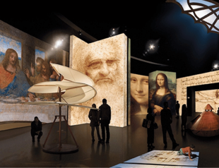 Turkish artists light up Italys da Vinci exhibit