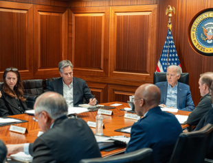 Biden vows support for Israel as global leaders react to Iran attack