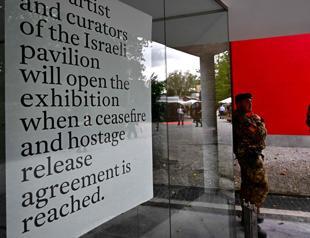 Artist refuses to open Israeli pavilion at Venice Biennale until cease-fire