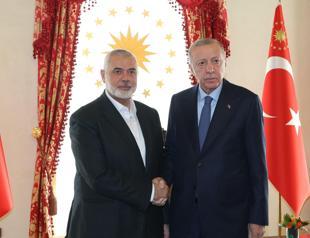 Erdoğan meets Hamas chief in Istanbul