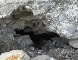 Treasure hunters dig tunnel under tumulus