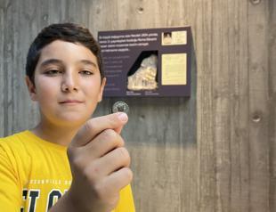 Roman-era coin returned to museum by youngest donor