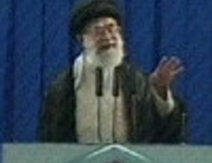 Irans Khamanei defends president, demands halt to election protests