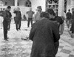 Iran officials blame US for mosque blast