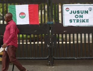 Nigeria unions in talks on second day of strike