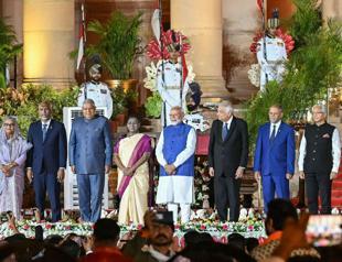 Indias Modi sworn in for third term after election setback