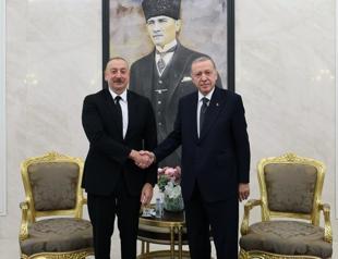 Erdoğan hosts Azerbaijani president ahead of Europe visit