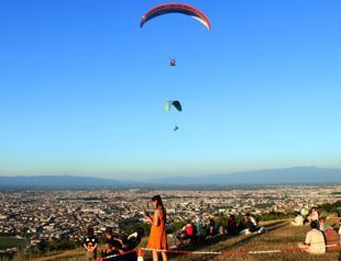 Sakarya, a favorite spot for paragliders