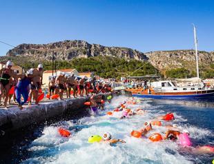 175 swimmers compete in Meis-Kaş friendly race